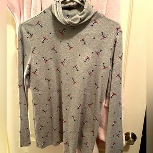 Skiing Penguin Turtleneck